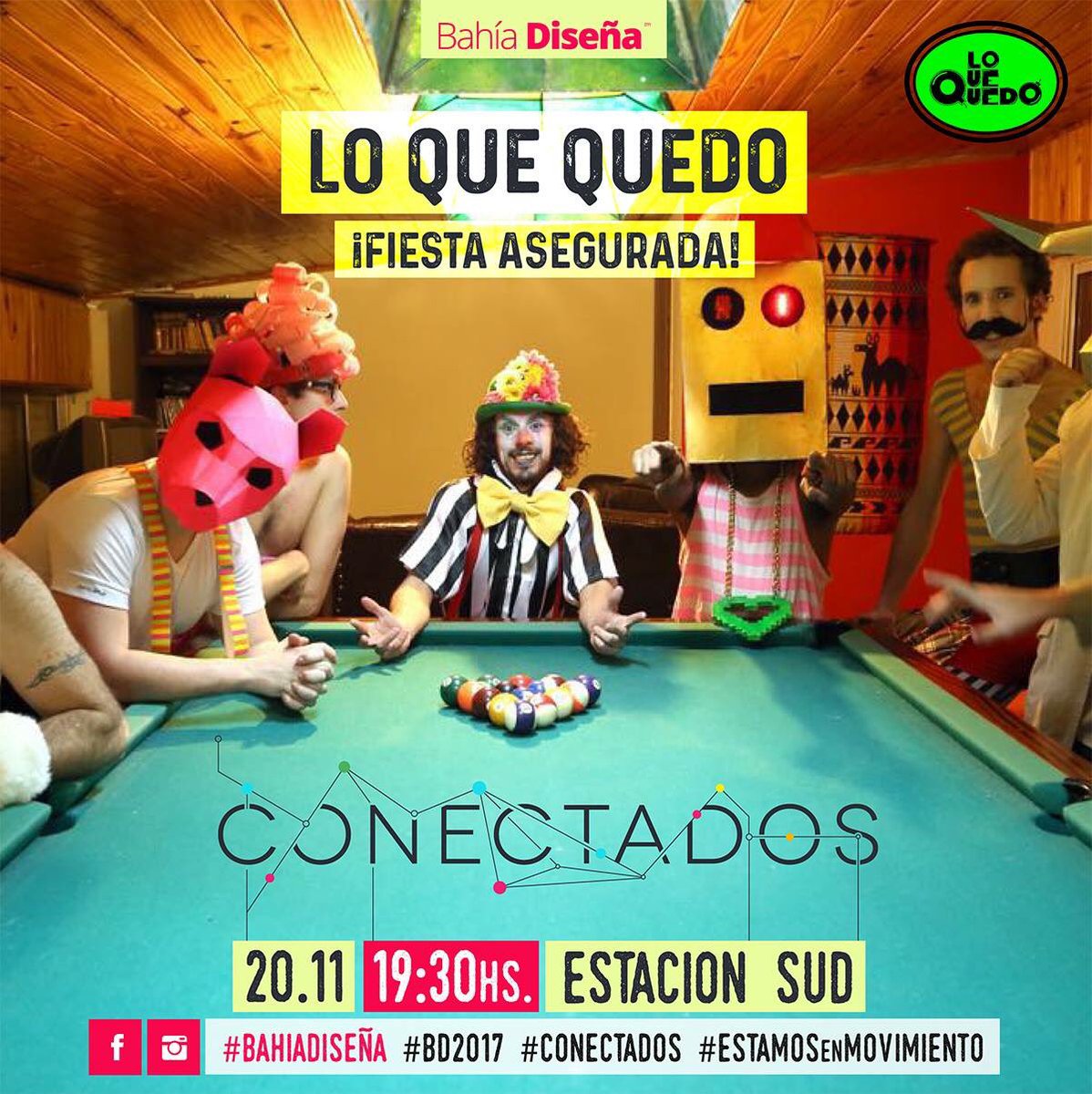 EspacioBD's tweet photo. 👊Lo que quedó! en #Conectados Bahía Diseña
Este Lunes 19:30 en La Estación 🤸♀️🤸♀️
#BahiaDiseña #EstamosenMovimiento #BD2017 https://t.co/8xVXPwsgjo