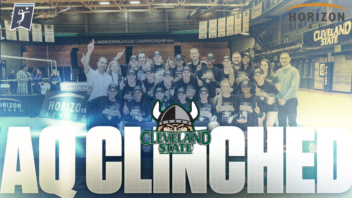 For the third year in a row, Cleveland State wins the Horizon League Championship! #NCAAVB