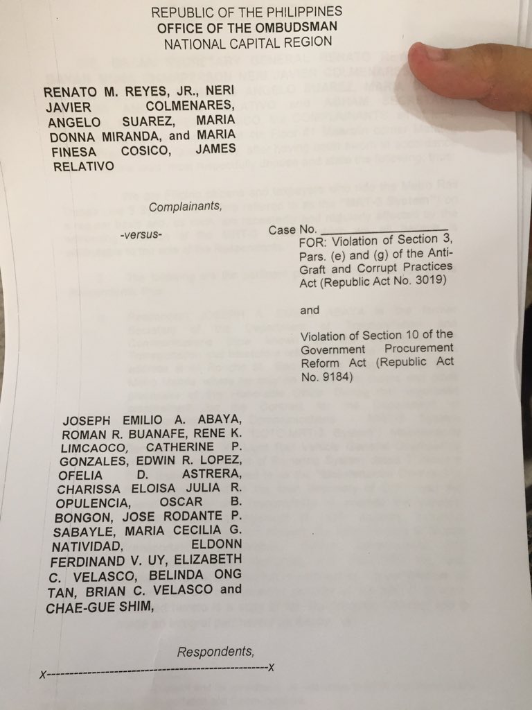 Cnn Philippines Buri Spokesperson Charles Mercado Of Course We Have Yet To Receive Copies Of The Complaint Nevertheless Buri Is Confident That It Will Be Able To Address And Negate