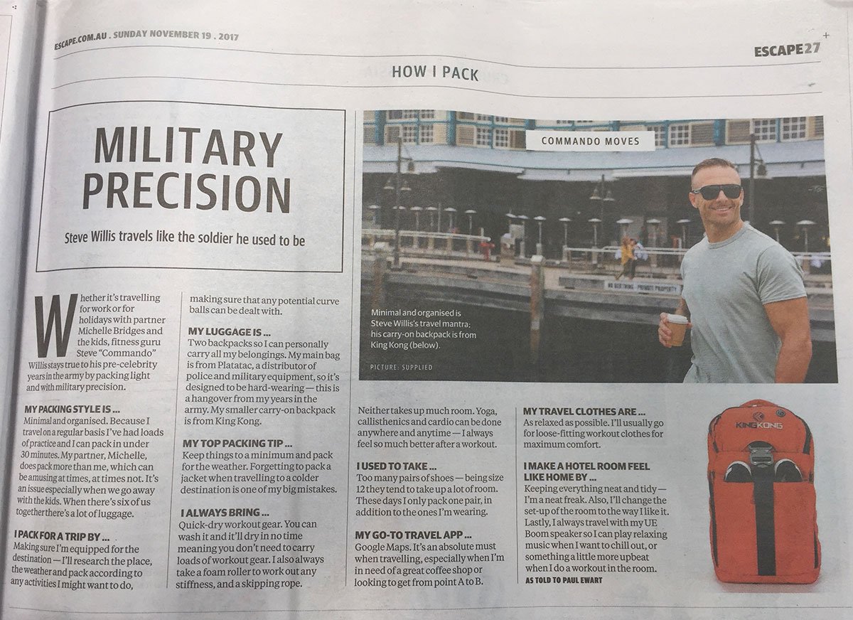 Platatac's tweet photo. 'My main bag is from Platatac...' referred to by @CommandoSteve from the The Biggest Looser Australia is the
PLATATAC Met Roller Bag - https://t.co/Mmg01XaABx
#platatac #travel #commandosteve #hearldsun #howipack #metrollerbag #article #news #platbag https://t.co/8PRdGW2EGe
