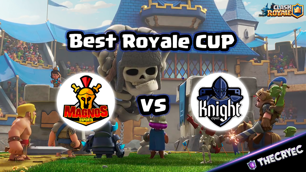 TheCryEc's tweet photo. 🔴 ¡VEN AL DIRECTO!
🏆 @MAGNOS_CR 🆚 @eSports_Knight 🏆
📣 Encuentro por la @BestRoyaleCup 
🎥 LINK: https://t.co/5tjRJywGcs ✌️ https://t.co/Yto7aqvP4k