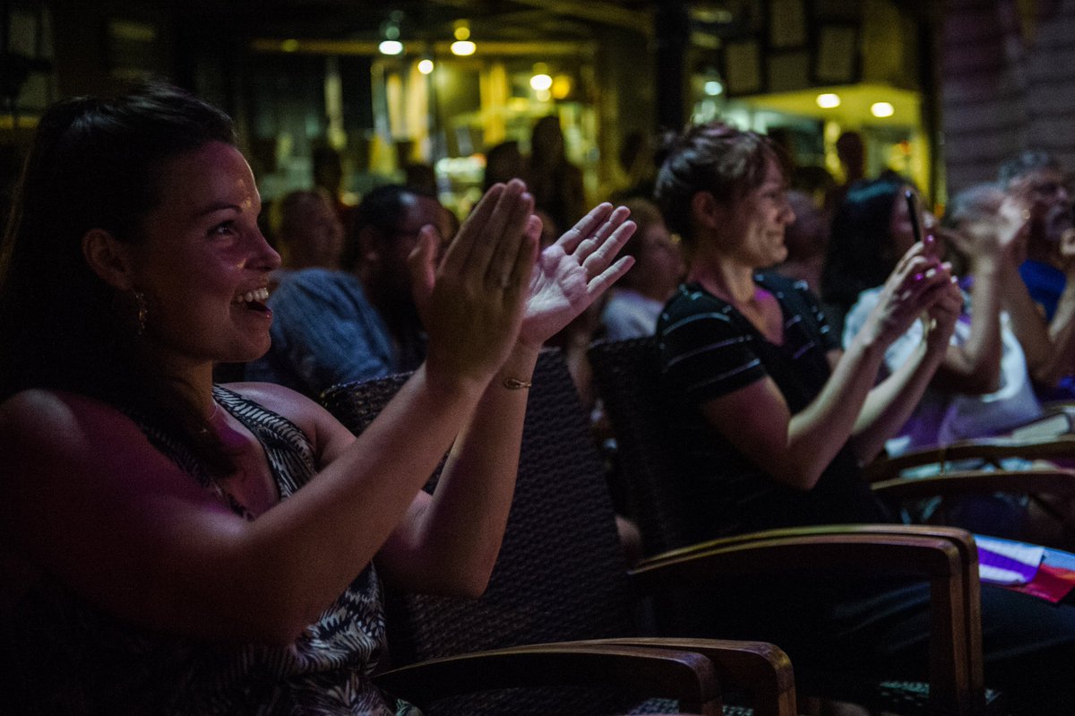 ubudwritersfest's tweet photo. Our #Poetry Slam and Women of Words Poetry Slam are perennial #Festival favorites, with poets from across the world and the archipelago bringing powerful words to life. Do you have a #MagicMemory of stirring poetry on the #UWRF17 stage at @BetelnutBali? https://t.co/nziLgNhjFD