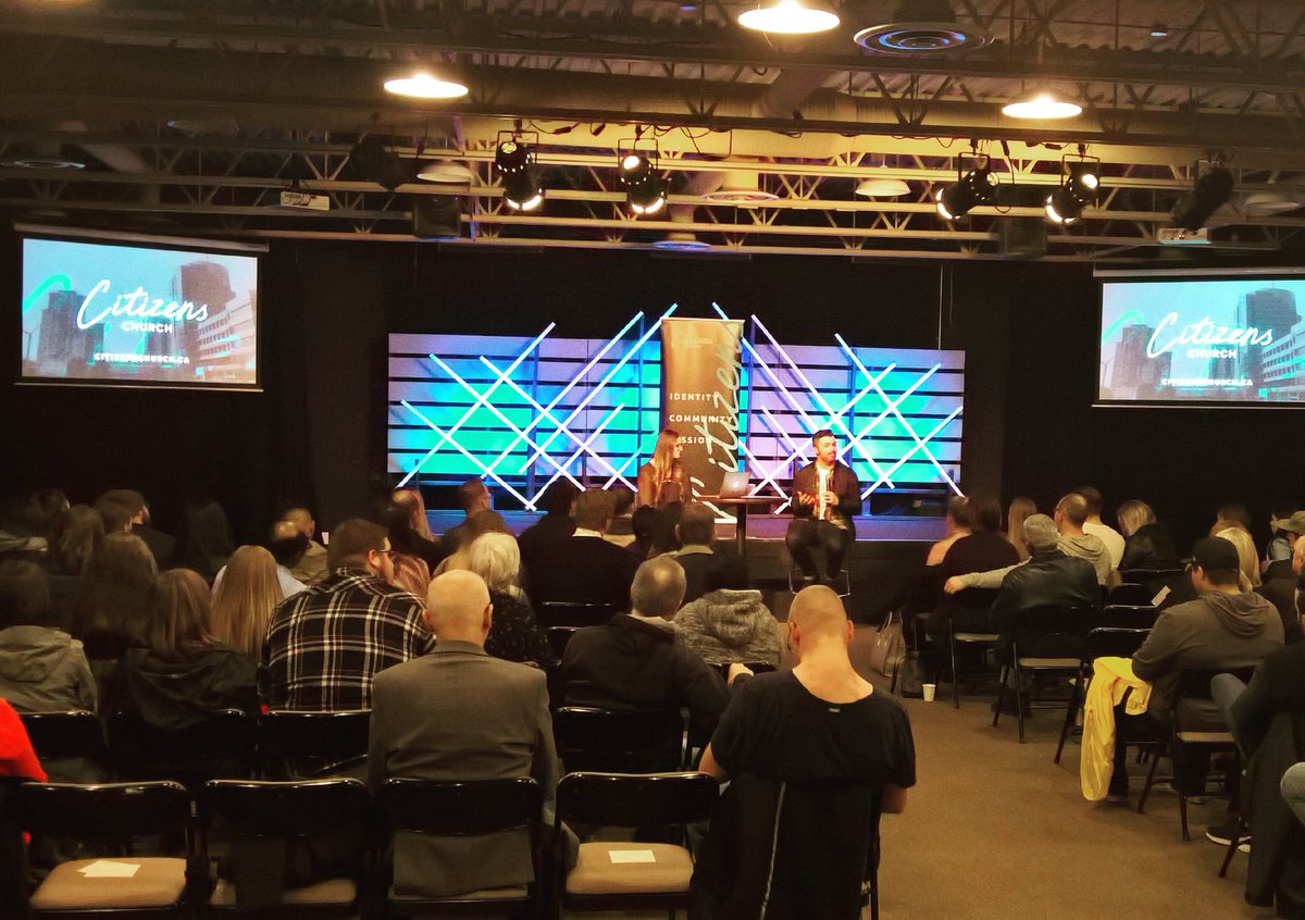 DerrickHamre's tweet photo. Tonight @clalangley there was momentum as @JasonEliason @KelsEliason shared a compelling vision for #citizenschurch #surrey Monumental https://t.co/at5z10OPo0