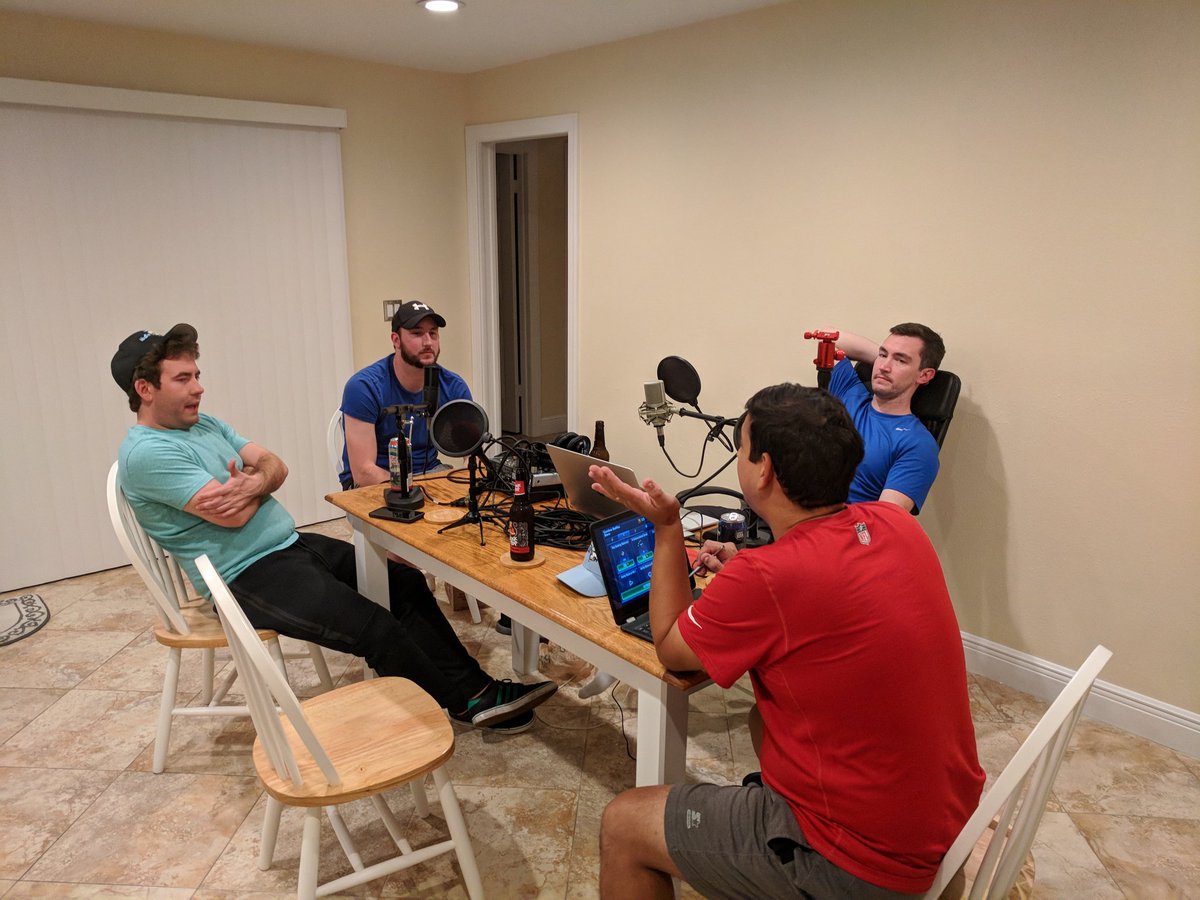 Misfit_Boyz's tweet photo. Recording our 7th podcast, with special guest! https://t.co/qdjoFfXFg2
