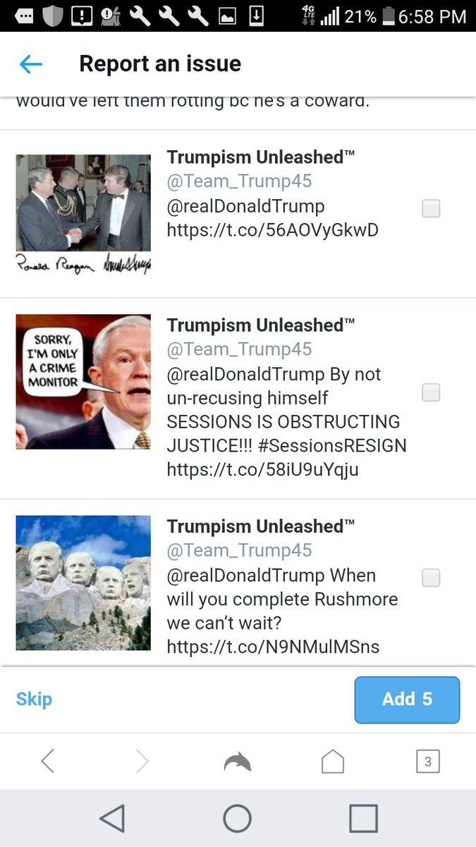 SoulFlyTry's tweet photo. @kylegriffin1 #TrumpRussia's #Putinbots
Are Out in droves
💯Targeting⬆#TraitorSessions 4Recusing (But did he really❓)
Himself in the 1st place😱

Funny thing😉

I'm  finding👇These 2 💯#ManyAreGettingArrested
(esp. 175K+@.Team_Trump45 )
👉1st follow of #Putinbot(s)

💯Not2Bright😂 https://t.co/jvm4olNnT9