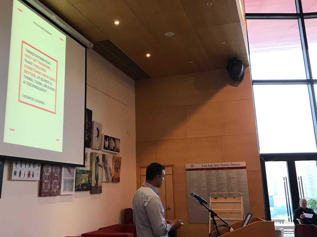 lovenguin's tweet photo. At our #cdnishk#Innovation share with @CDNISComm Upper School staff unpacking @gcouros 8 Characteristics of the Innovator's Mindset https://t.co/JTgJhjl6sU