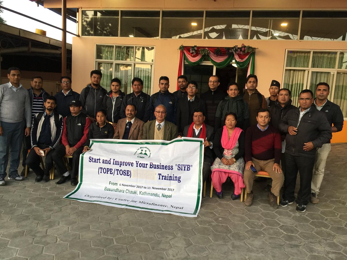 CmfNepal's tweet photo. Photos from Start and Improve Your Business (SIYB) training (November 6th-10th in #Kathmandu). 20 people in attendance at training by CMF Nepal #microfinance #nepal https://t.co/zWixOmABSI