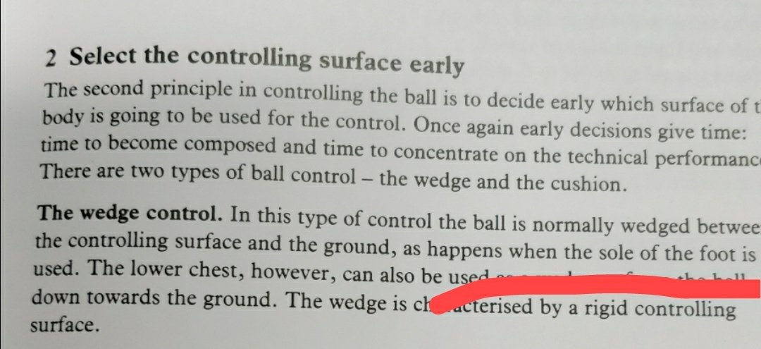 LuisMelville's tweet photo. 'Sole of the foot' references in this 1980 F.A. football coaching manual otherwise known as #wedgecontrol https://t.co/JJI1a1q1v6
