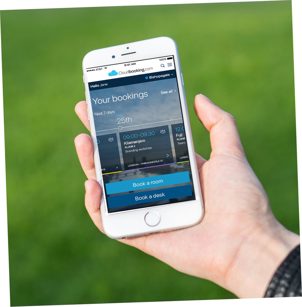 CloudbookingLtd's tweet image. Did you know that with the Cloudbooking mobile app, you can book your meeting on the go, from wherever you are! #bookingonthego  #organised  #mobileapp #onthego #mobileonthego #roombooking #agile #deskbooking  #android #Apple  #iOS #cloudbooking #workingonthego #commute