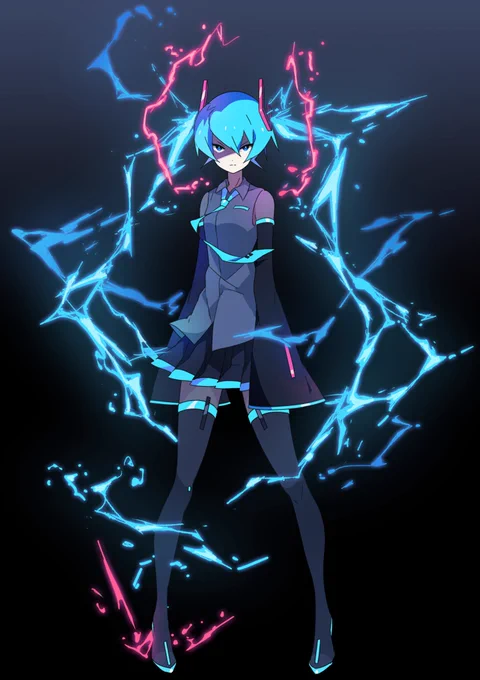 電撃ミク 