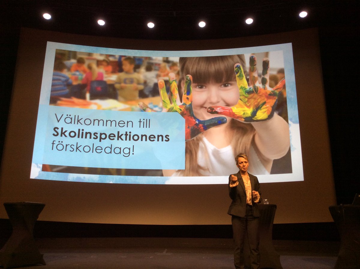 På plats på Skolinspektionens förskoledag i Göteborg. #förskoledagen