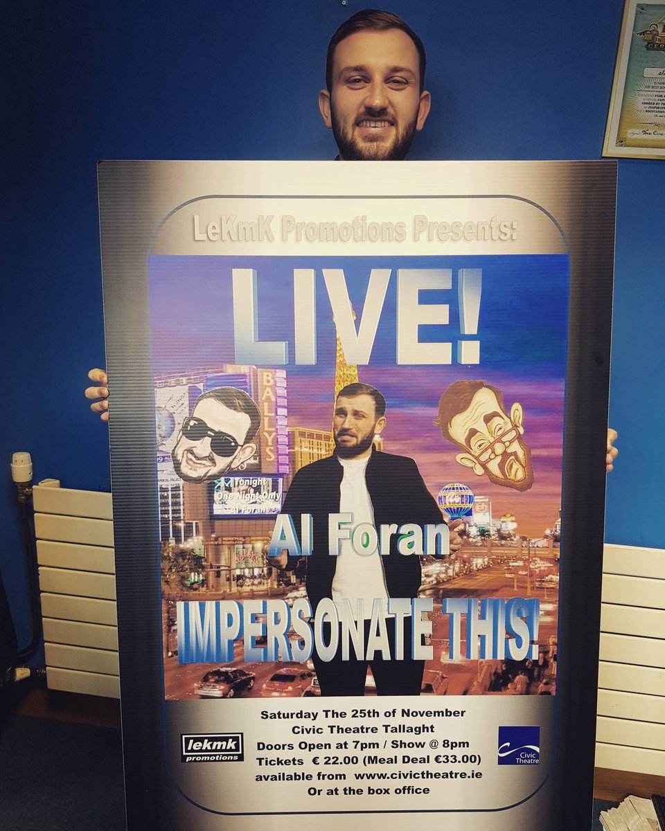 ImpressionistAL's tweet photo. This Saturday folks!
@civictheatre 

Link for tickets below!

https://t.co/FwcvE48rhW https://t.co/ji3fymQ6hF
