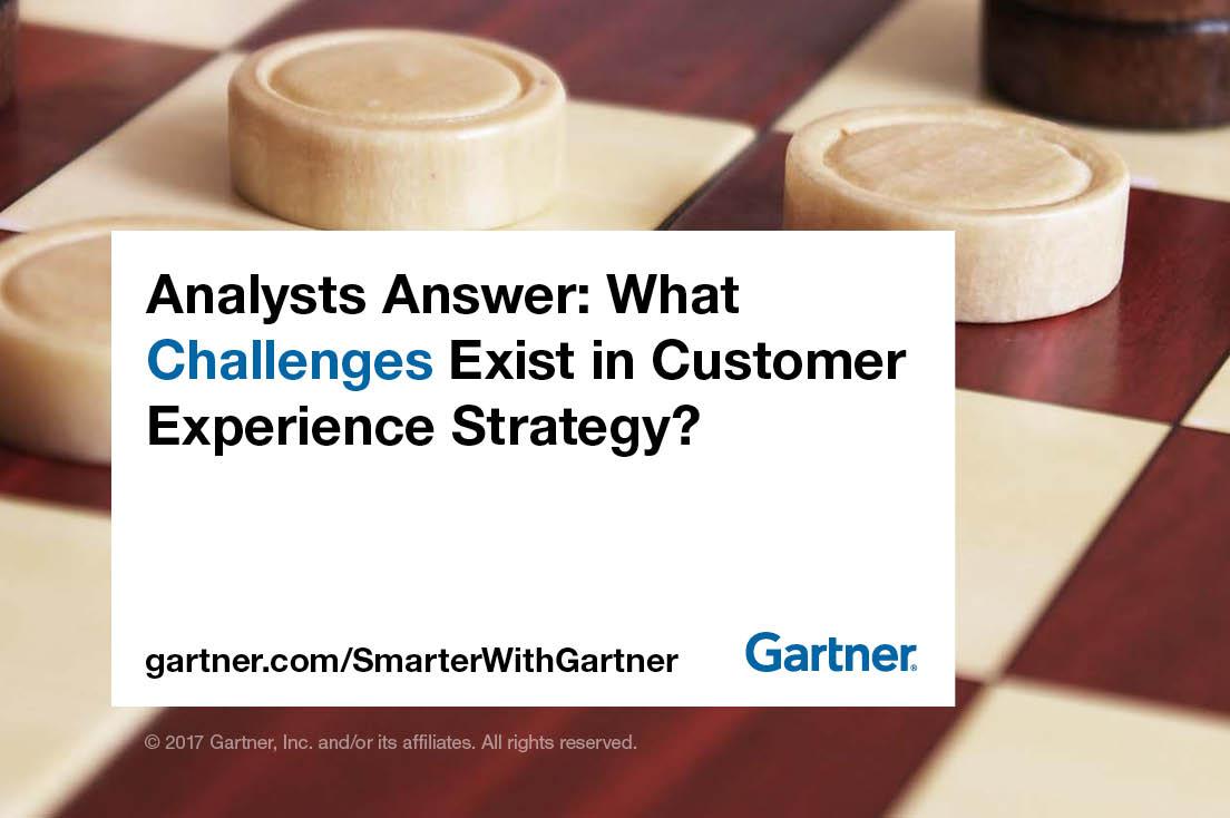 Gartner_inc's tweet photo. What are the main challenges with a #CX strategy? Here’s what Gartner analysts say: https://t.co/CotX7AkWc6 #GartnerAPPS https://t.co/1idOkqfiTg