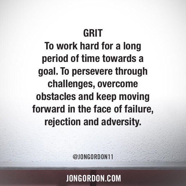 This is grit!