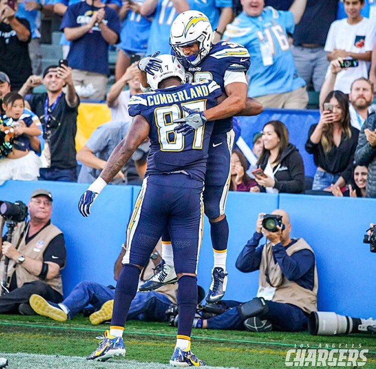 jcumberland87's tweet photo. Felt good being back out there! ⚡⚡⚡ #BoltUp #Chargers https://t.co/eePDsNTKbJ