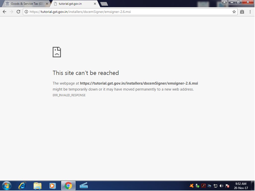 GaganGupta__'s tweet image. DSC problem, can't download #emsigner-2.6.msi as site can’t be reached.

unable to file 3B
@gstindia @askGSTech  @askGST_GoI @adhia03
