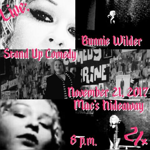BunnieWilder's tweet photo. #StandUpComedy #UltraCombolive November 21st #MacsHideAway #NewAlbany #Indiana 8PM 21+ #GetWilder #LetUsEntertainYou #BunnieWilder Info⬇ https://t.co/QsvFVA2p88
