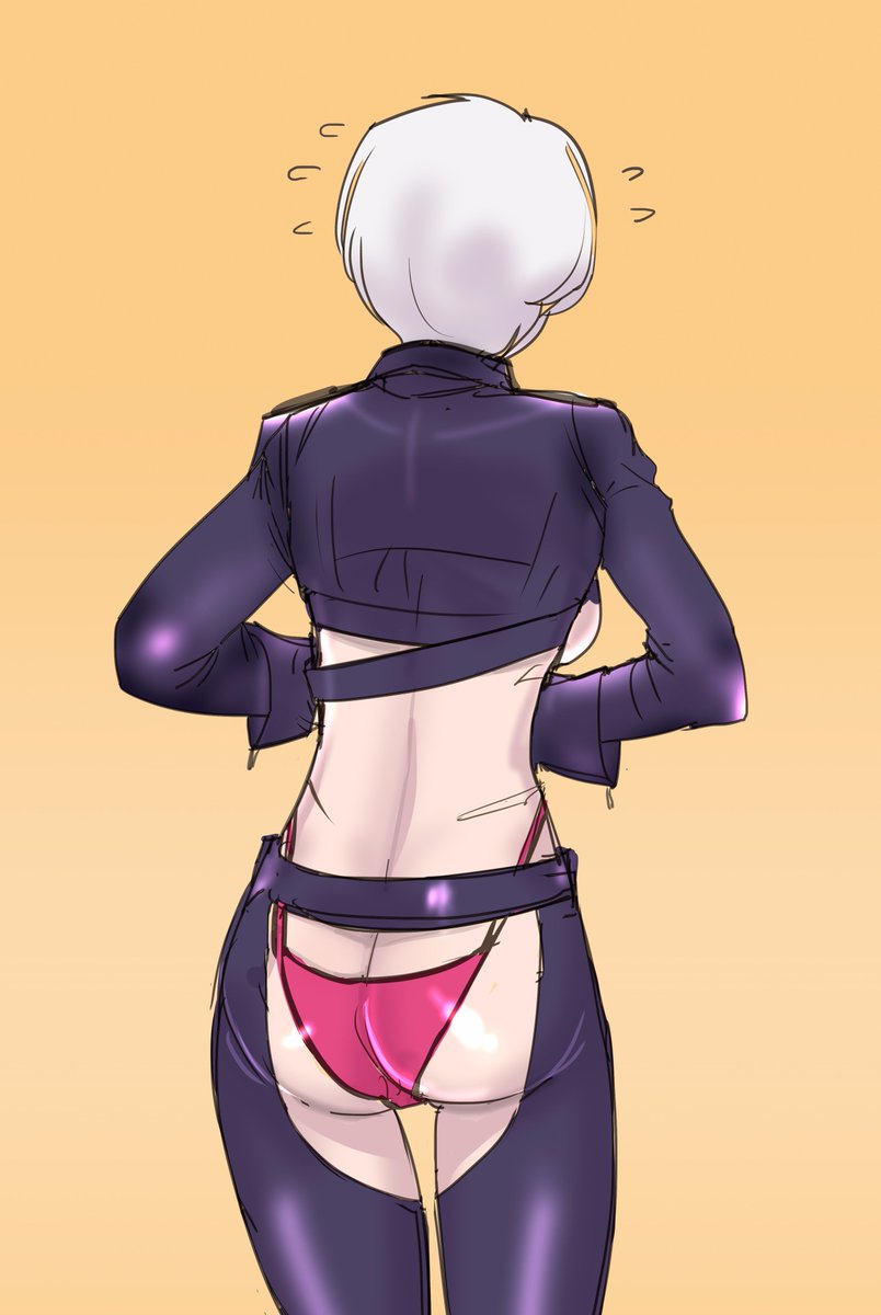 こんにちわー♪

お昼のラクガキは、例の皮ジャケットに似合うネキを描いたものの、
着こなしを間違えてて描き直したネキです。 