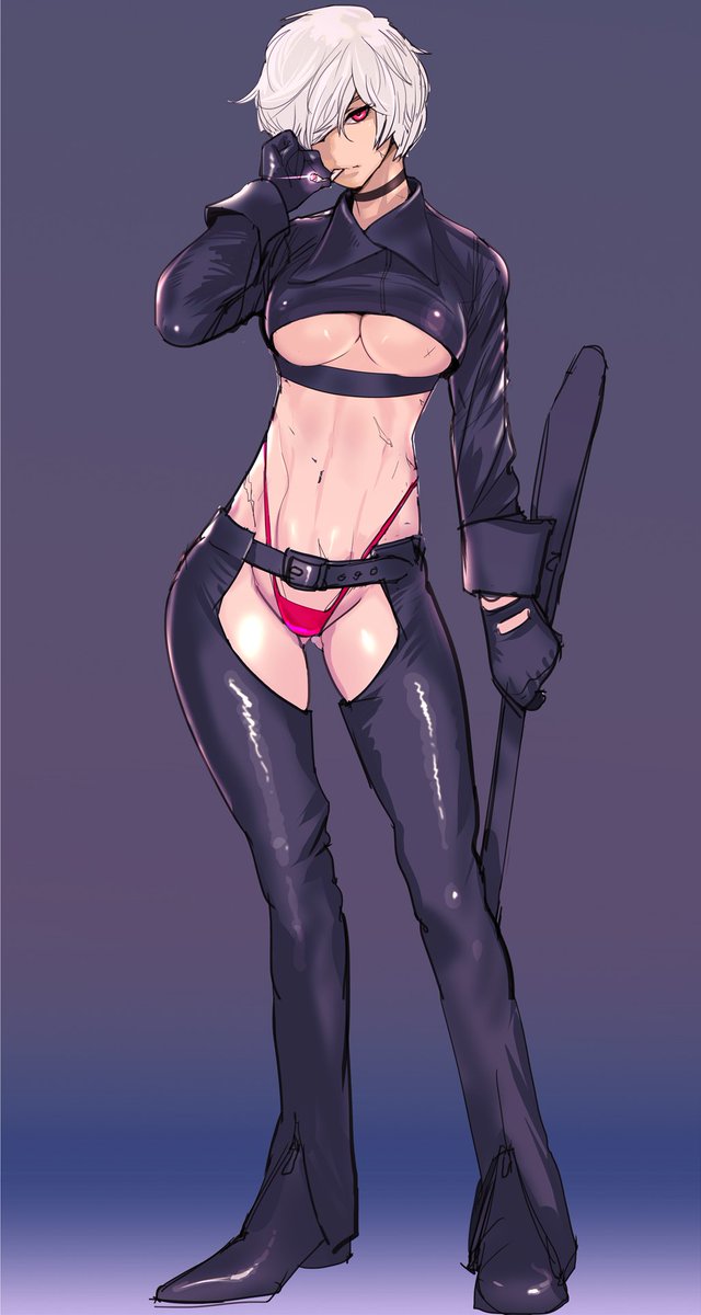 こんにちわー♪

お昼のラクガキは、例の皮ジャケットに似合うネキを描いたものの、
着こなしを間違えてて描き直したネキです。 