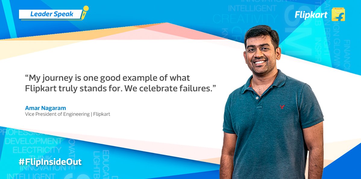 WorkAtFlipkart's tweet photo. The leaders of Flipkart speak about what Life@Flipkart is all about.The first 'Leader Speak' series kicks off in a conversation with @_Amar_N , the Vice President of Engineering of Flipkart
#FlipInsideOut

Check out the full interview here: https://t.co/dbrDAVppLK https://t.co/1Y6QeM5uSZ