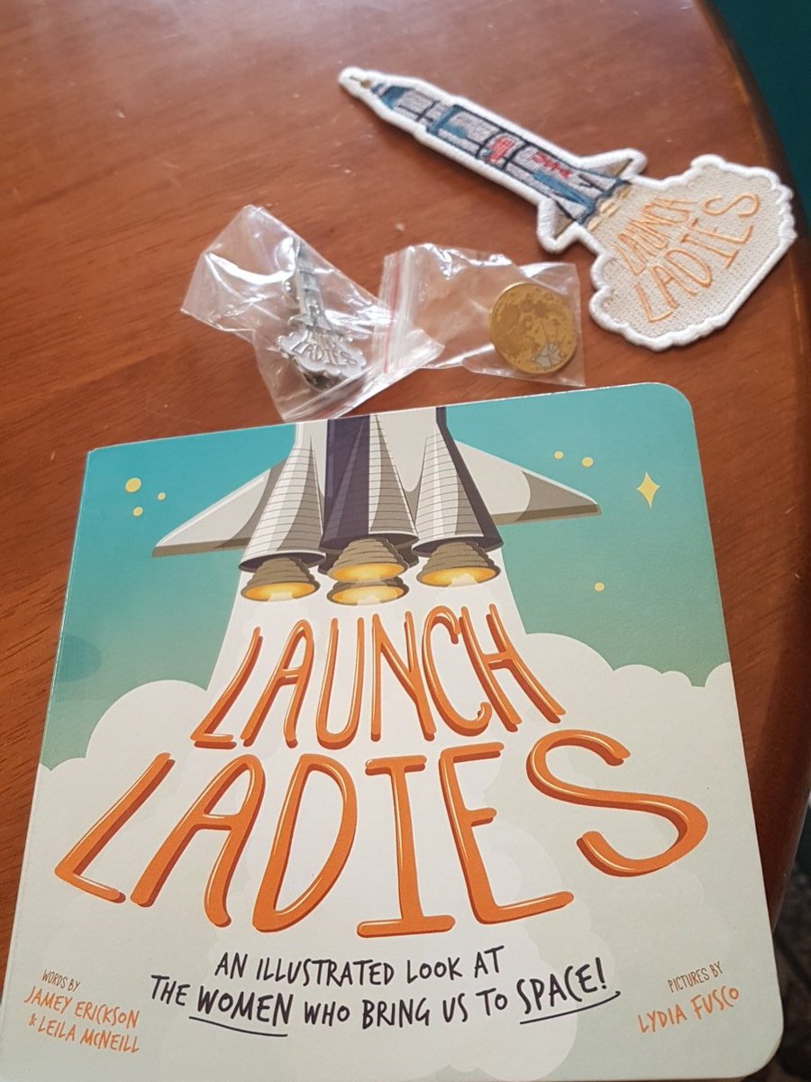 LisaStoj's tweet photo. My #launchladies Kickstarter swag arrived! What an awesome book of fantastic female role models. https://t.co/piOiwwCAcy