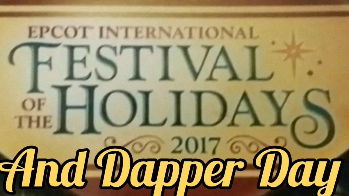 PageMrMorrow's tweet photo. Wow guys I had a lot of fun filming this vlog Not only was it Dapper Day but it was the first day of epcot's International Festival of the holidays so I hope you enjoy all the Dapper outfits and Christmas decor here's the link for the video
#dapperday2017
https://t.co/mI1vdwM1jw https://t.co/u6zGyWKHYi