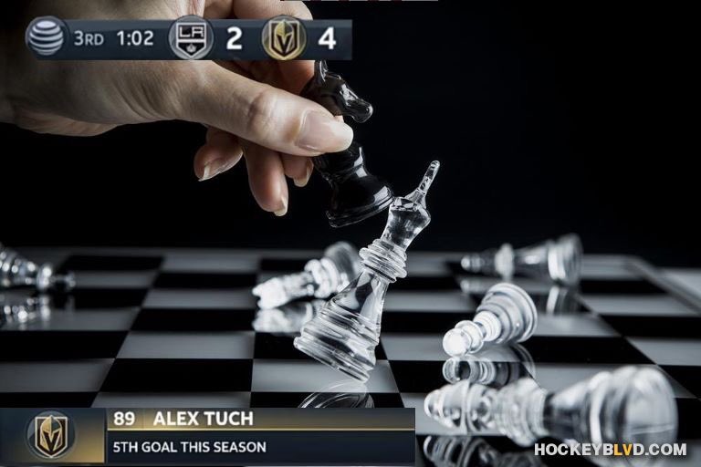vgkfan702's tweet image. Checkmate! @GoldenKnights #emptynetter #VegasBorn