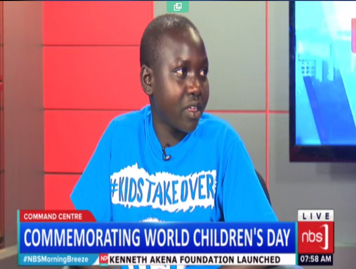 nbstv's tweet photo. Mercy's message to children: I want them to celebrate a happy #InternationalChildrensDay. They should go play and walk around #KidsTakeOver #NBSMorningBreeze https://t.co/vhiceeoWkG