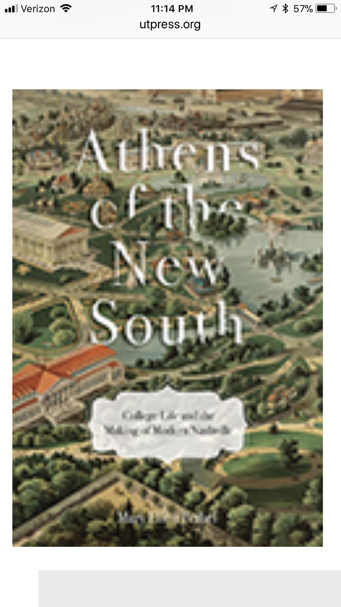 BalmerStephanie's tweet photo. Congratulations @HarpethHall upper school history teacher Mary Ellen Pethel on your new book ATHENS OF THE NEW SOUTH and on your discussion and signing at the Vanderbilt Barnes &amp; Noble this afternoon! https://t.co/YN7TVqzDM0