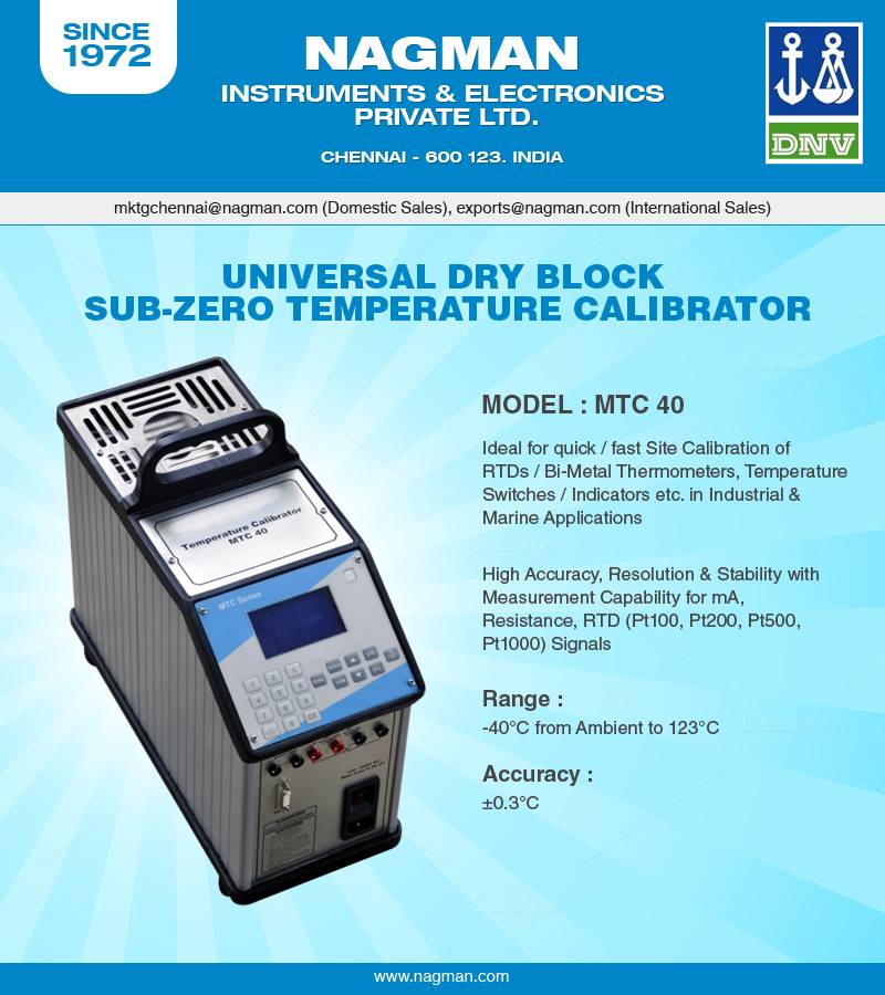 nagmanIns's tweet image. Universal Dry Block Sub-Zero Temperature Calibrator

Click: nagman.com/product/mtc-40…
#SubZeroTemperatures #TemperatureCalibrators