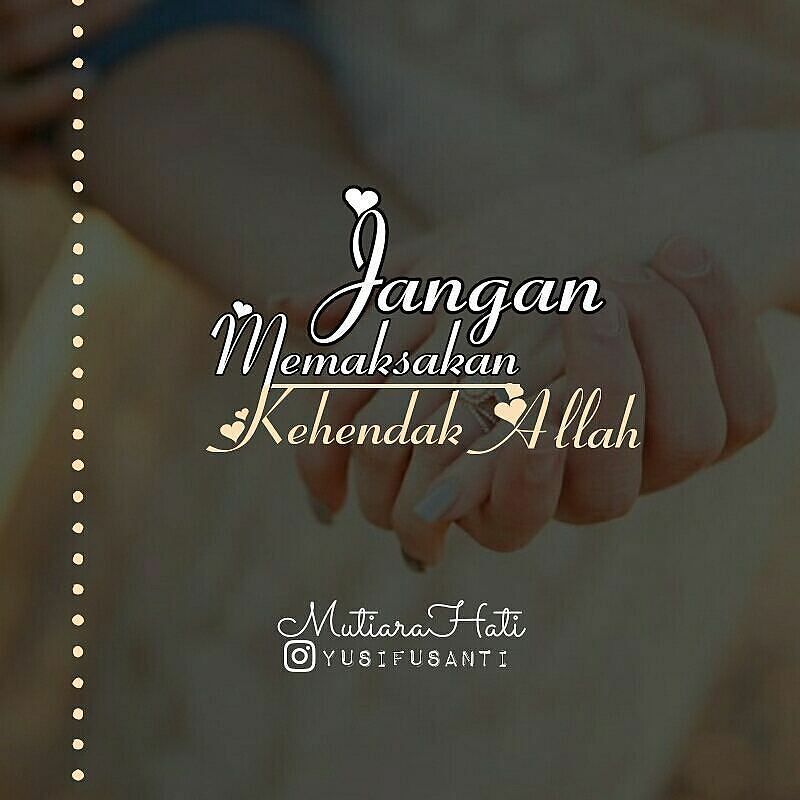 Begitu misteriusnya cinta,
Hingga kita dianjurkan untuk tidak terlalu berlebihan dalam mencintai seseorang, 
Sekalipun dia adalah orang yg sangat mencintai kita saat ini atau pun seseorang yg kita yakini dapat menjadi calon suami/istri kita.
.
Islam juga… ift.tt/2j7oze9