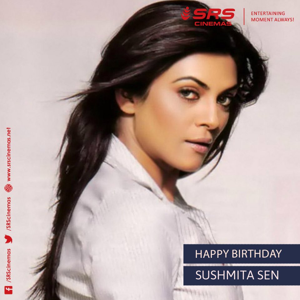 A very happy birthday to the gorgeous and evergreen, Sushmita Sen. 