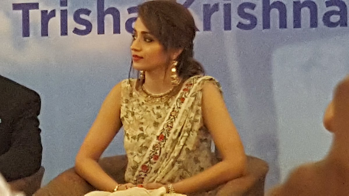 rameshlaus's tweet photo. . @trishtrashers - the newly appointed UNICEF Celebrity Advocate at #Unicef World Children's day event in Chennai.. https://t.co/A3ZtaTVxHM