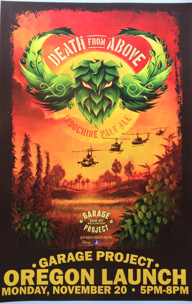 BREWPUBLIC's tweet photo. The highly lauded #NewZealand brewer @Garage_Project enters the Oregon beer market with #ColumbiaDistributing. The Oregon #GarageProject launch will be on Monday at @Roscoespdx. Details: https://t.co/Itq8tIGAa5 #newzealandbeer #kiwibeer https://t.co/oSe74Ij3LA