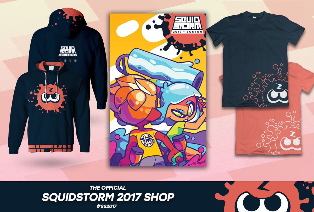 SquidstormHQ's tweet photo. Are you a master of procrastination? Well now it's your time to shine! The #SS2017 shop is open for 2 MORE HOURS: https://t.co/hMQI8ucYrH https://t.co/PYuvZX6hVU