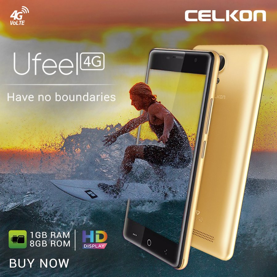 CelkonMobile's tweet photo. Banish all the borders with the Celkon Ufeel 4G HD. #getUfeel4g #Dualapps #IpsScreen #HD #Smartphone #4GPhone #Celkon @CelkonMobile https://t.co/qVF2six7Z0
