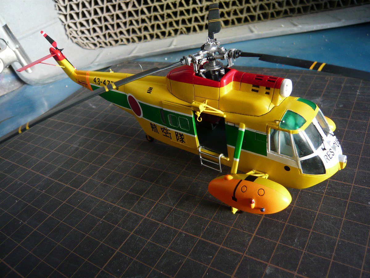 zinkemikazumi's tweet photo. 1/72 s62。ロールアウト。がんばったけど、うまくいきませんね。
粗の目立たない写真だけ。
#フジミ #FUJIMI #HSS2B #改造 #s62 https://t.co/GndsaMSlw1