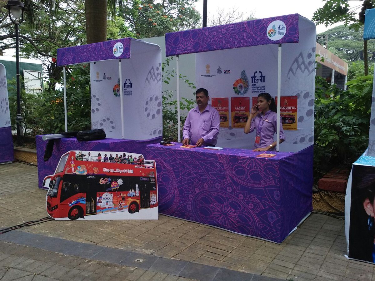 HOHOGoaBus's tweet photo. See you at #IFFI2017 Goa ! https://t.co/Nq43COplV7