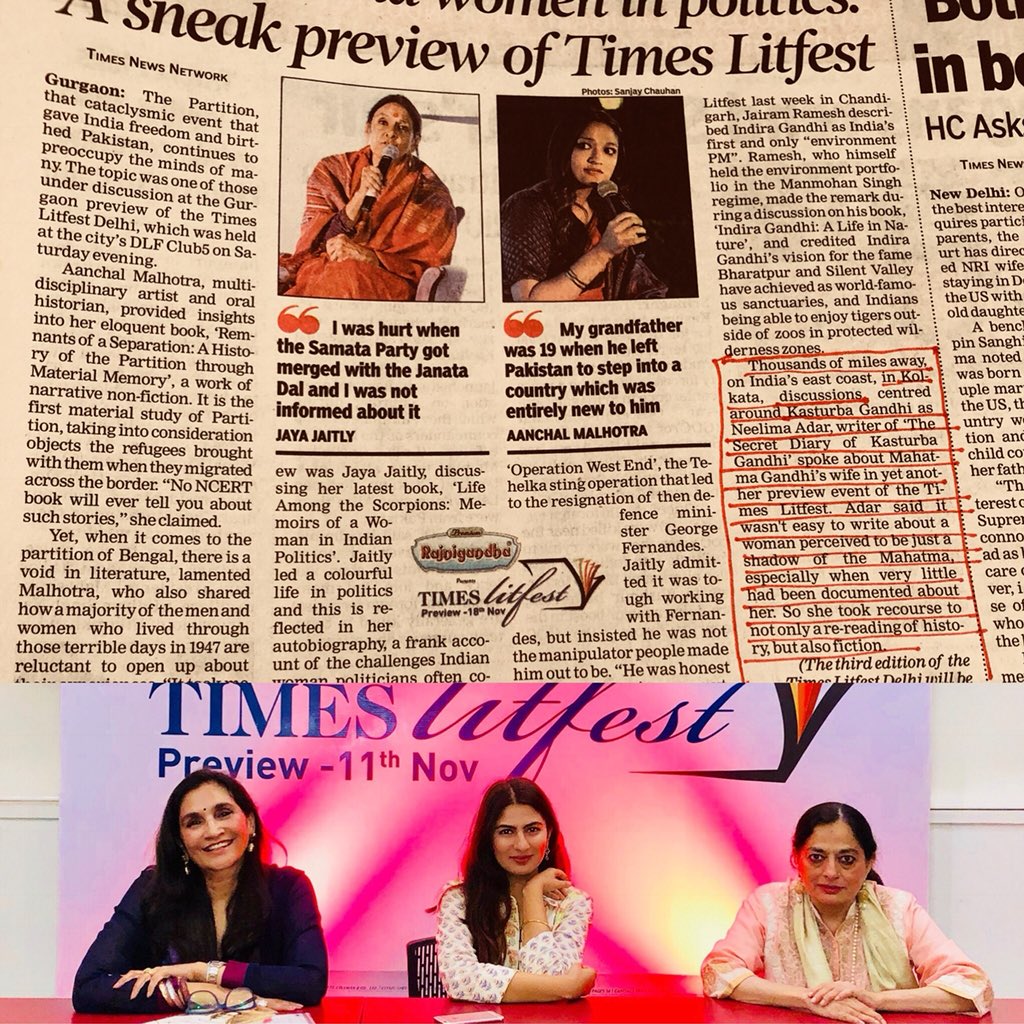 neelimaadhar's tweet photo. #TLF #TOInews #sneakpeak #salaamkastur #delhidiaries https://t.co/PTuCB2nape