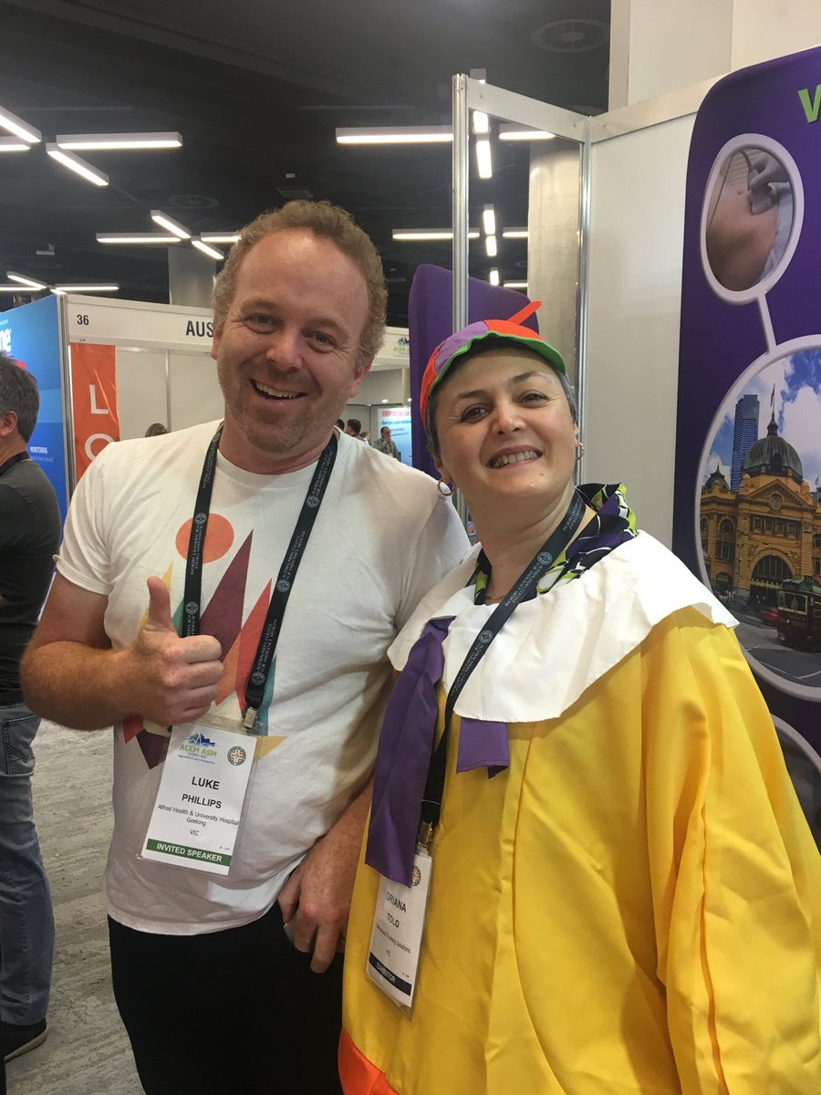 Look out <a href="/lukemphillips/">Luke Phillips</a> - the propellor in the hat is sharp - it might #POCUS in the eye! 🙄

<a href="/UTS_Australia/">Ultrasound Training Solutions - now Zedu</a> bringing world leading #ultrasound and bad puns DownUnder
#SonoAus18

sonoaus.com

ultrasoundtraining.com.au
#ACEM17
<a href="/acemevents/">ACEM Events</a>