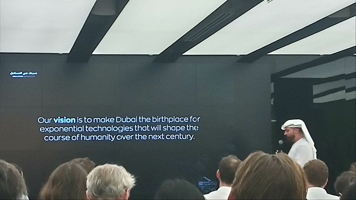 Dubai is like a startup: when an innovation has proven its potency, we start working with it #lafutura #dff #mydubai
