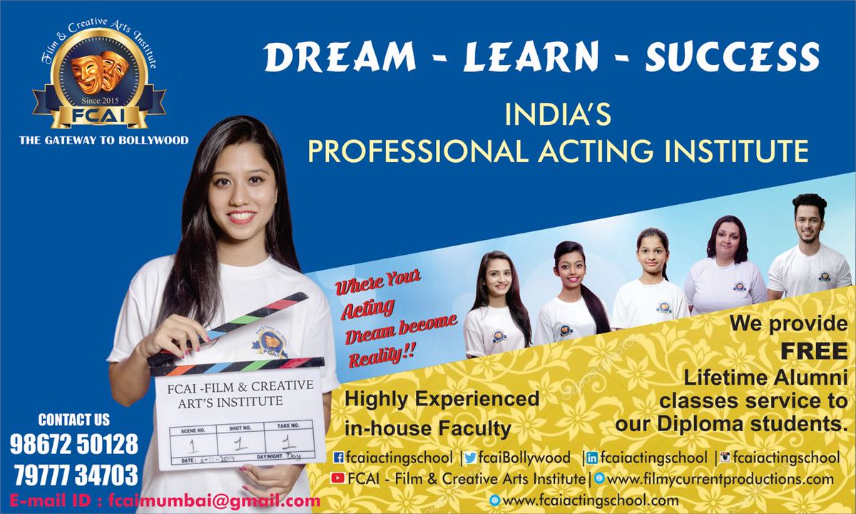 bestfilmschool's tweet photo. #FCAI #courses #bestactinginstitute #actingclasses #directionclasses #scriptwritingclasses #productionclasses #photographyclasses #cinematographyclasses https://t.co/Dn0MJODV24