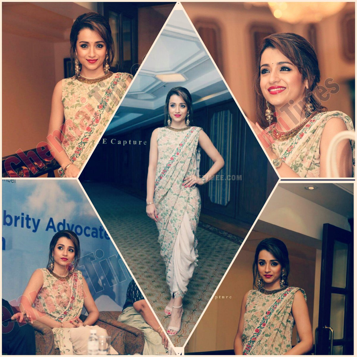 143_mansoor's tweet photo. Gorgeous 👰👜@trishtrashers Clicked📸 Today @ #Unicef👦🎗 World's #ChildrensDay👧🎏 Event.#AngelicLook 😍😍😍😘😘😘🤘👌 https://t.co/cVjIG58Bvy