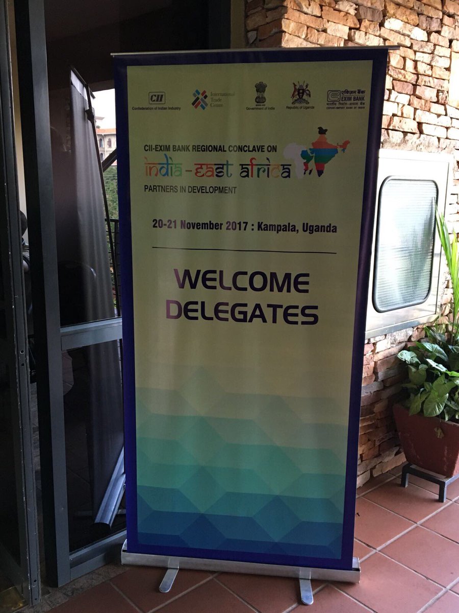 ITC_SITA's tweet photo. Gearing up for the @IndiaEximBank @FollowCII #Conclave2017 #India #Africa #SouthSouthCooperation #SITAinUganda https://t.co/n8OAmc6HNI