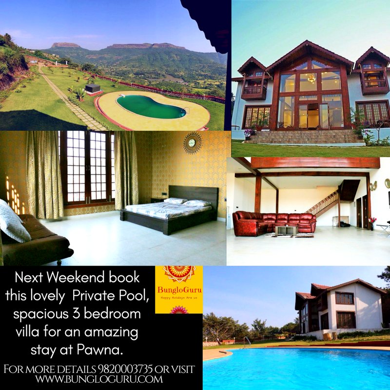Bungloguru_'s tweet photo. Next Weekend book this lovely  #privatepool, spacious 3 bedroom villa for an amazing stay at #Pawna.
For more details 9820003735 or visit https://t.co/MhkeXTSSgF
#weekendstay #lonavala #bungalowsinlonavala #lonavalavilla https://t.co/Xrzgmm2nqr