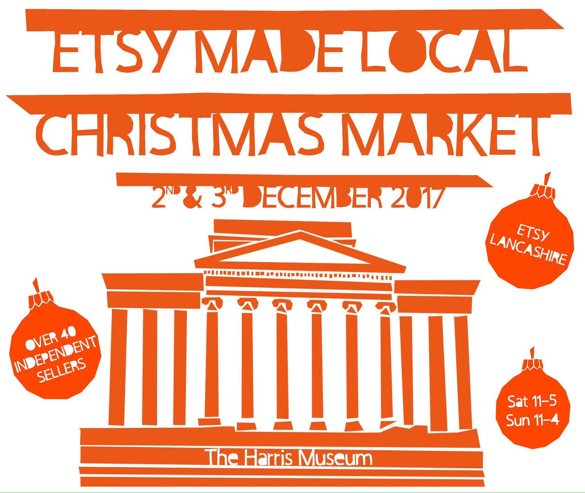 etsy_lancashire's tweet photo. Find our #etsylancashire makers @HarrisPreston on 2nd &amp; 3rd Dec for @EtsyUK Made Local Christmas Market! 🎄#Lancashire #northwest #etsy #christmas #etsylancashire #handmade https://t.co/th4y2r9du4