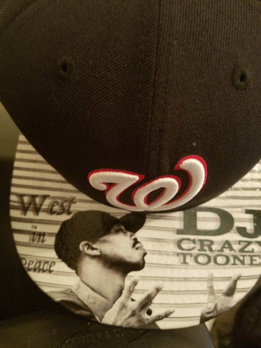 DeviousBear's tweet photo. Happy born day to my high school homie. #WestInPeace to the one and only #DJCrazyToones ! Wear my custom hat for the #WestSide and the #Washhouse where we met! https://t.co/GHaO8aeq91