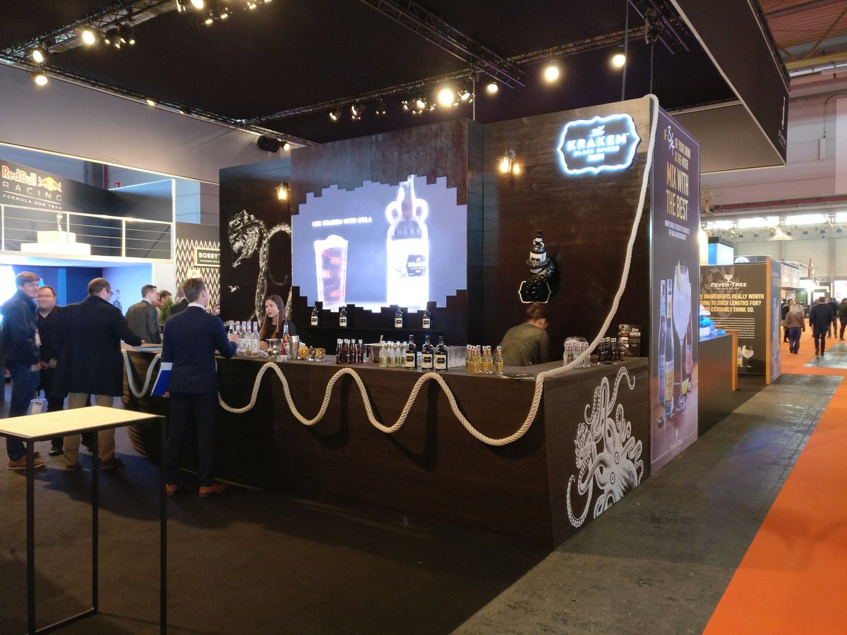 bulik2punt0's tweet photo. One of our booths @ #horecaexpo #KrakenRumMX #jetimport #ledskin https://t.co/DDRIIzBord