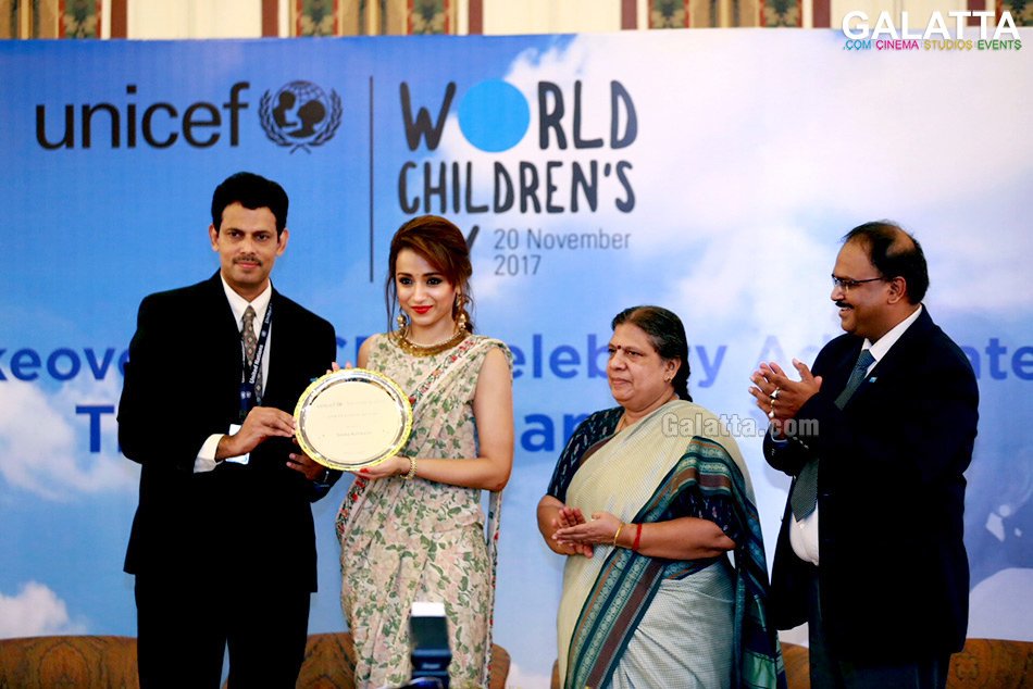 galattadotcom's tweet photo. #Trisha has been conferred the Celebrity Advocate status by #UNICEF for Child Rights. We wish @trishtrashers great success on this new responsibility. 

Read here https://t.co/hHzWav90eR https://t.co/rpGdvEuCWv