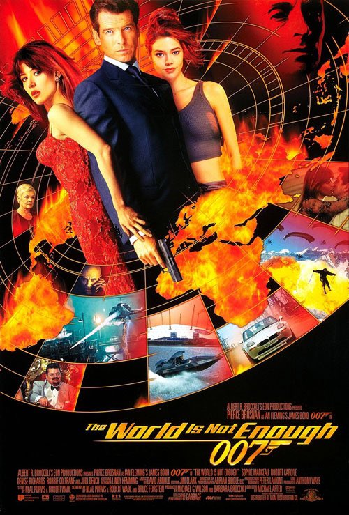 FilmNewsNos's tweet photo. 🎬MOVIE HISTORY: 18 years ago today, November 19, 1999, the movie 'The World Is Not Enough' opened in theaters!

#PierceBrosnan #SophieMarceau #RobertCarlyle #DeniseRichards #RobbieColtrane #JudiDench #DesmondLlewelyn #JohnCleese #ColinSalmon #SamantaBond #JamesBond https://t.co/bkeHvKt64G